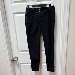 Anatomie black high rise skinny pants zippers travel